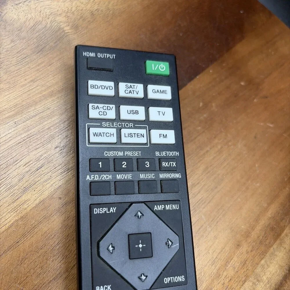 Sony RMT-AA130U AV System Remote Control, Used.  Pro Cleaned & Tested